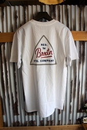 BRIXTON CUE S/S STANDARD TEE (WHITE)