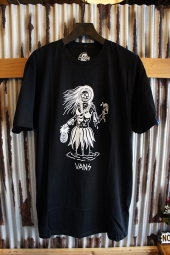 VANS x SKETCHY TANK LUAU LADY T-SHIRT (BLACK)