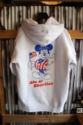 40s & Shorties Hey There Pullover Hoodie (White)